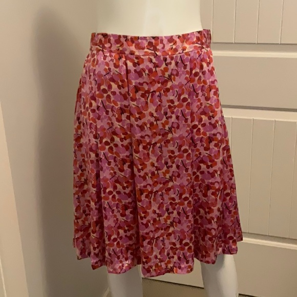Zara Women’s 100% Silk Pink Skirt Size 6 - Picture 1 of 8